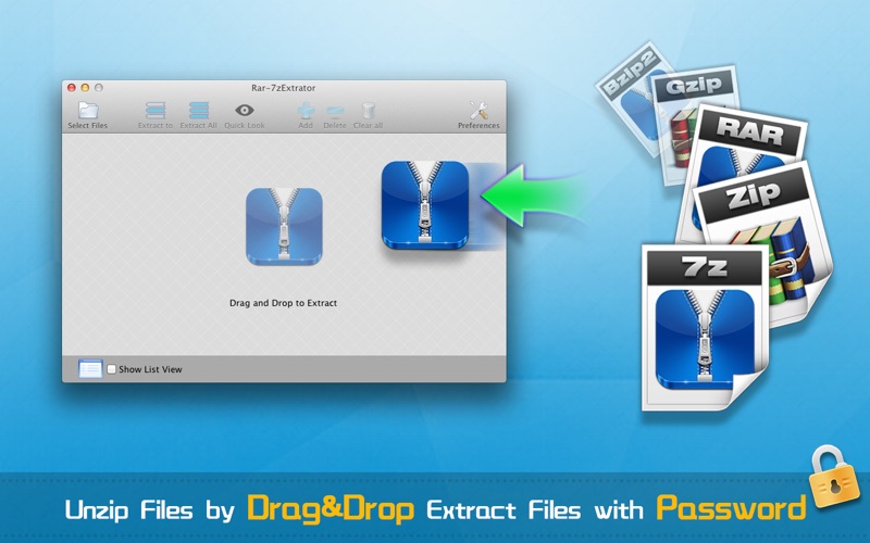 Screenshot #1 pour Rar-7Z Extractor