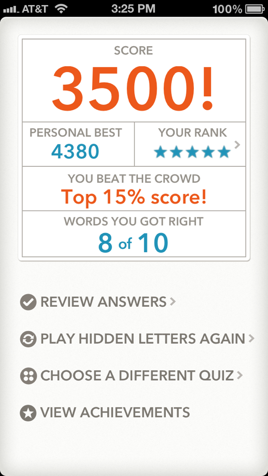 #5. Quizzitive – A Merriam-Webster Word Game (iOS) От: Merriam-Webster, Inc.