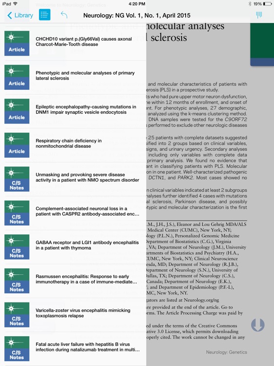 Neurology® Genetics screenshot-3