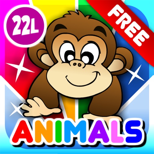 First Words School Adventure: Animals • Early Reading - Spelling, Letters and Alphabet Learning Game for Kids (Toddlers, Preschool and Kindergarten) by Abby Monkey® Lite Icon