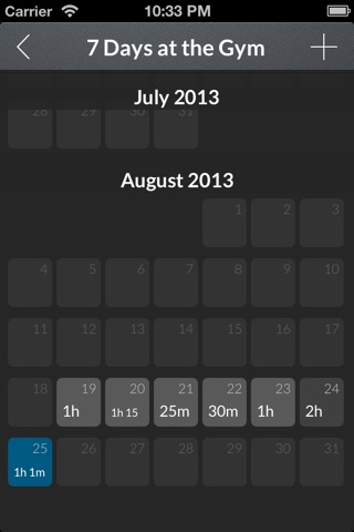 Rolling Calendar screenshot 2