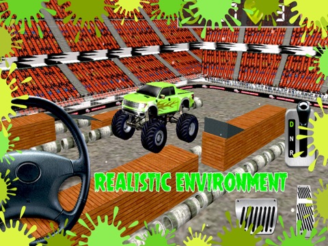 3D Monster Truck Parking Free iPad screenshot