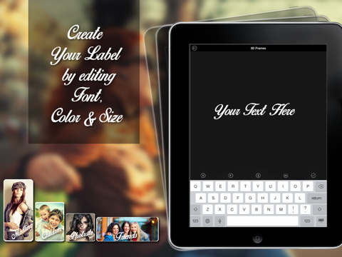 3D Collage - Free 3d & 2d magazine Collage Frame creator iPad screenshot 4 - Photo & Video app