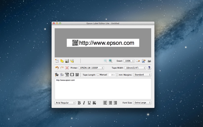 Screenshot #3 pour Epson Label Editor Lite