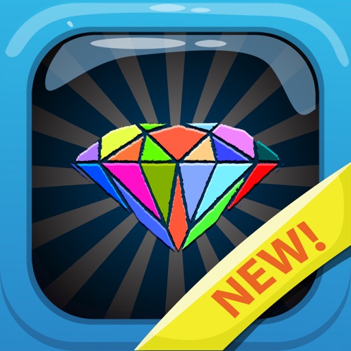 Jewels Rush - Test Your Finger Speed Puzzle Game for FREE ! icon
