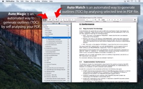 PDFOutline screenshot