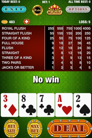 Go for Gold - Video Poker - Free screenshot 3