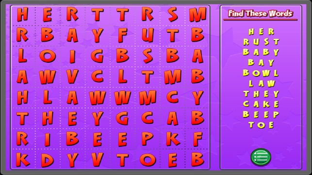 Word Search For Kids 2 - Perfect for Kinder, First and Secon(圖4)-速報App