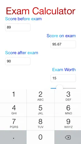 Game screenshot Exam Calculator mod apk