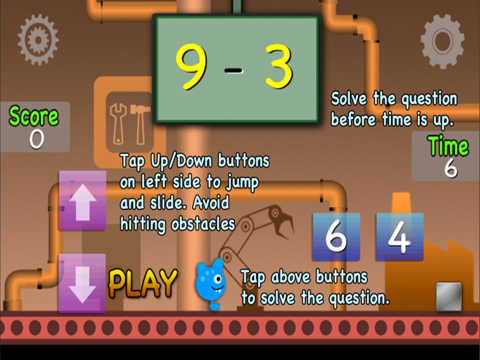 Easy Monster Math Master : Addition and Subtraction Free Game iPad screenshot