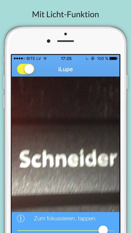 iLupe - Lupe mit Zoom und Licht