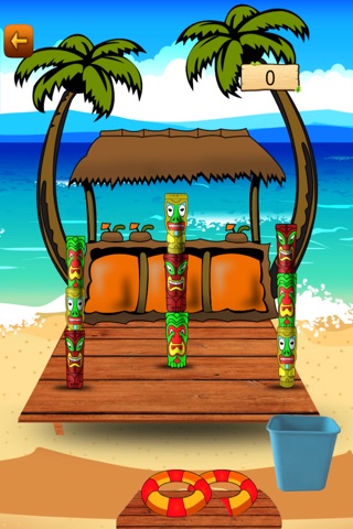 Tiki Bar Tossing Challenge - Fun Ring Shooting Blast Craze screenshot 2