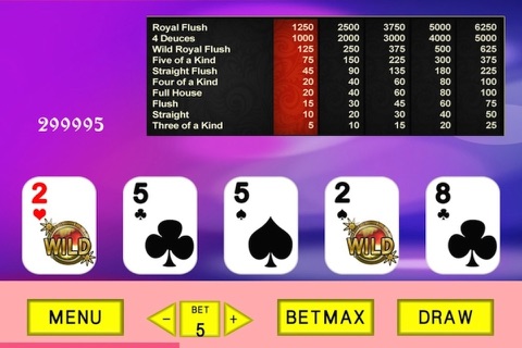 King Of Cards Video Poker - Free New Poker Game screenshot 4