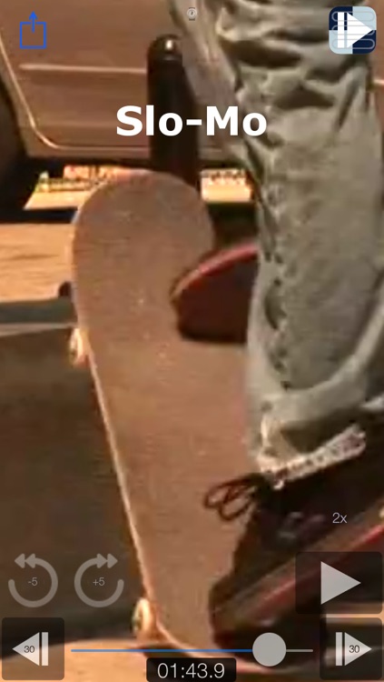 Slo-mo Skate: Frame-by-Frame Image Capture & Video Analysis App screenshot-3