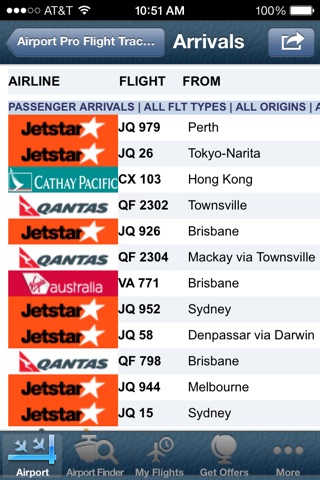 Cairns Flight Info + Tracker screenshot 4