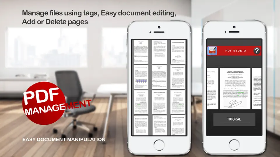 Скриншот PDF Studio - Редактировать документы, конвертировать PDF, добавлять изображения, комментировать PDF, подписывать документы на iPhone 3