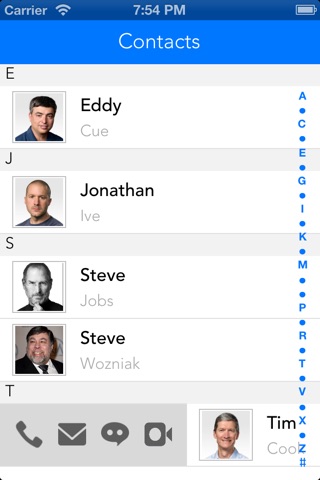 SimpleContact screenshot 2