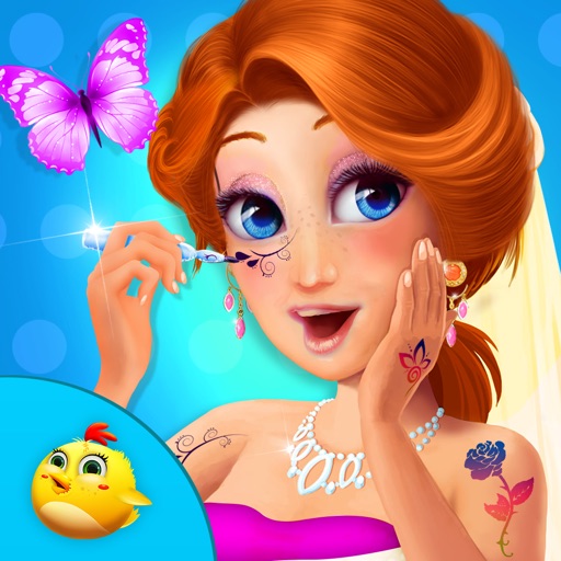 Baby Girl Glitter Tattoo iOS App