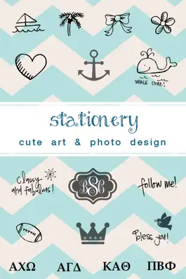 Game screenshot Stationery - Design Glitter and Monogram meme for the Crafty Preppy DIY Girl mod apk