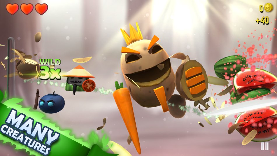 #2. KingHunt - The Next Generation Slicing Game (iOS) By: Mountain Sheep