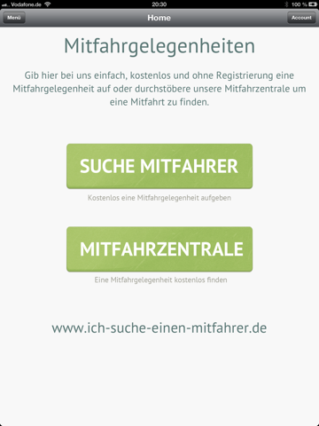 Screenshot #4 pour Mitfahrer suchen
