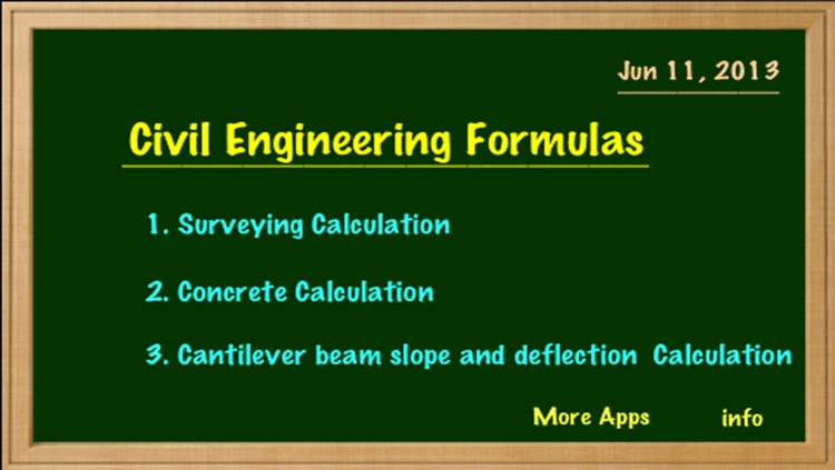 Civil Engineering Formulas