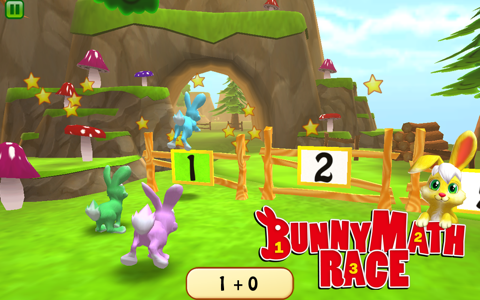 Bunny Math Race for Kids screenshot 2