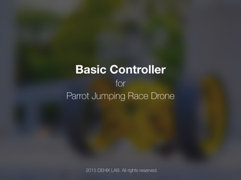 Basic Controller for Jumping Race Drone - iPad Edition screenshot 4