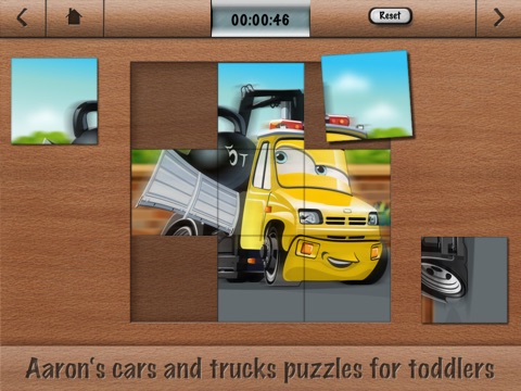 Aaron's cars and trucks puzzles for toddlers screenshot 2