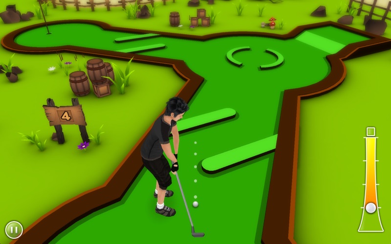 mini golf game 3d iphone screenshot 2