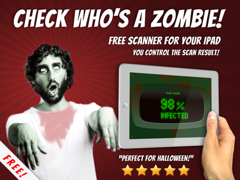 A+ Zombie Scanner for Halloween pranks - test who`s a Zombie using this fingerprint scan Entertainment