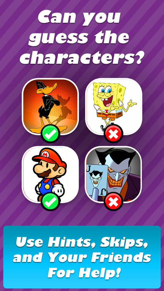 QuizCraze Characters - guess what's the hi color character in this mania logos quiz trivia game - 1.4 - (iOS)