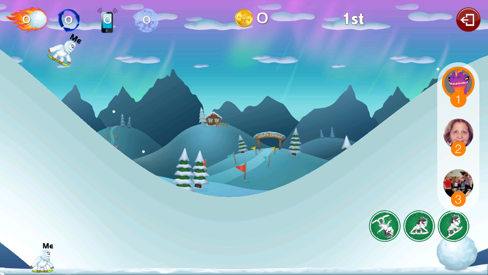 #3. Avalanche Mountain 2 With Buddies - Extreme Multiplayer Snowboarding Racing Game (iOS) 由: Revolution Games, Inc.