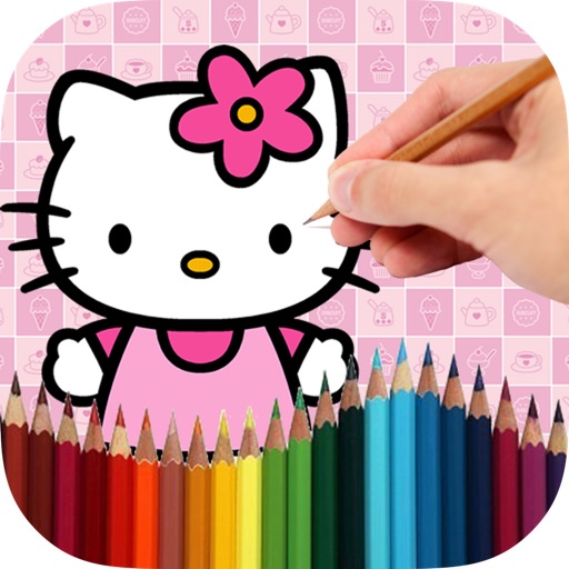 Colorin Book Kitty icon