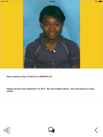 Screenshot #5 pour MissingKids