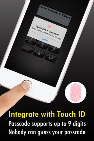 Safe Mail for Gmail : secure and easy email mobile app with Touch ID to access multiple Gmail and Google Apps inbox accountsのおすすめ画像2