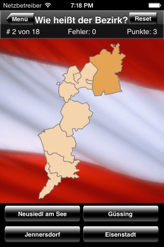 Austria Map Quiz screenshot 4