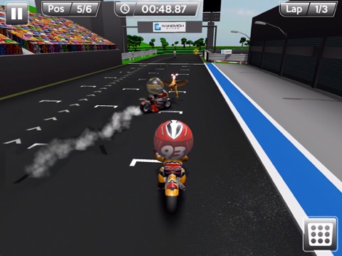 Screenshot #6 pour MiniBikers: The game of mini racing motorbikes