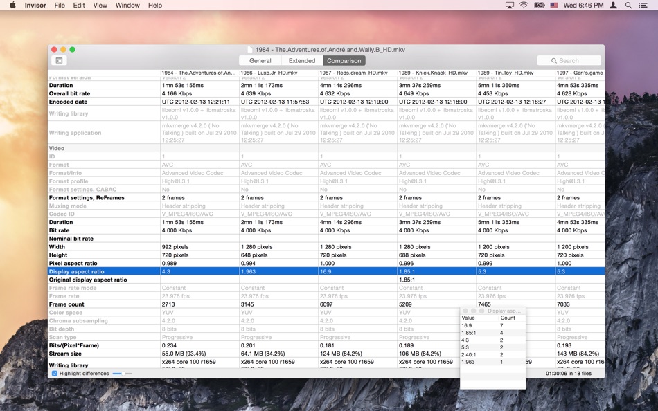 #2. Invisor - Media File Inspector (macOS) 由: Max Pozdeev
