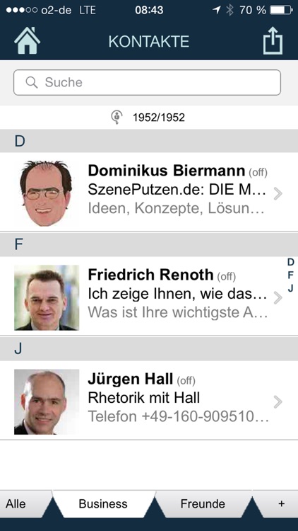 Keep Contacts für XING