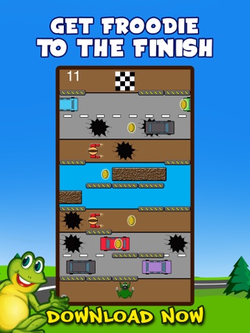 Screenshot #4 pour Froodie: Grenouille saut gratuit - Frogger Froggy pour iPad