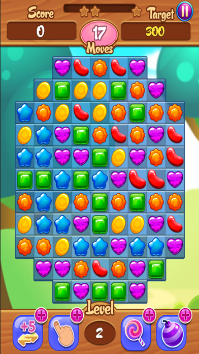 Screenshot #1 pour Douce gelée de fruits Jardin Saga: Match 3 gratuit
