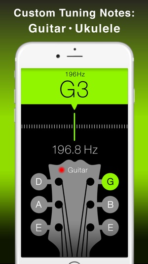 Free Guitar and String Instruments Chromatic Tuner with Tone(圖4)-速報App