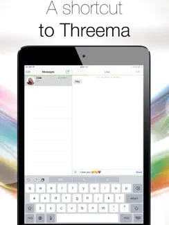 Quick Actions for Threema - A shortcut to Threema right from your Homescreen! iPad image 2