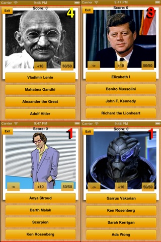 Heroes And Icons Picture Quiz screenshot 2