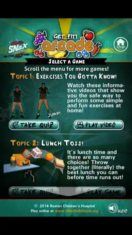 Game screenshot SNaX League – Students for Nutrition and eXercise mod apk