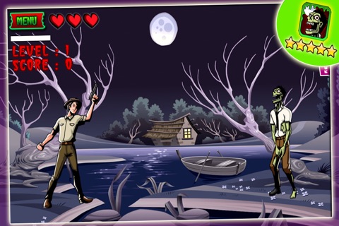 A Zombie Hunter Chase - Walking Zombies Target Practice Free by Awesome Wicked Games screenshot 2