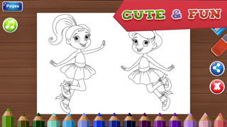 Screenshot #3 pour Coloring Pages for Girls - Fun Games for Kids