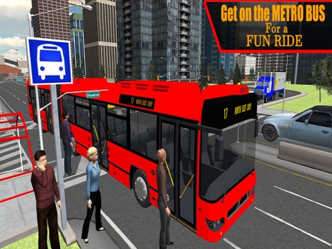 Screenshot #5 pour 3D simulateur de bus de métro - service de transport en commun & parkings camionneur simulateur jeu