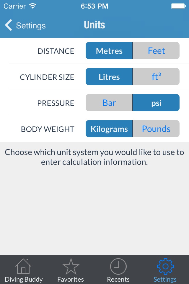 Diving Buddy Lite - Scuba Pre-Dive Check Aid screenshot 3